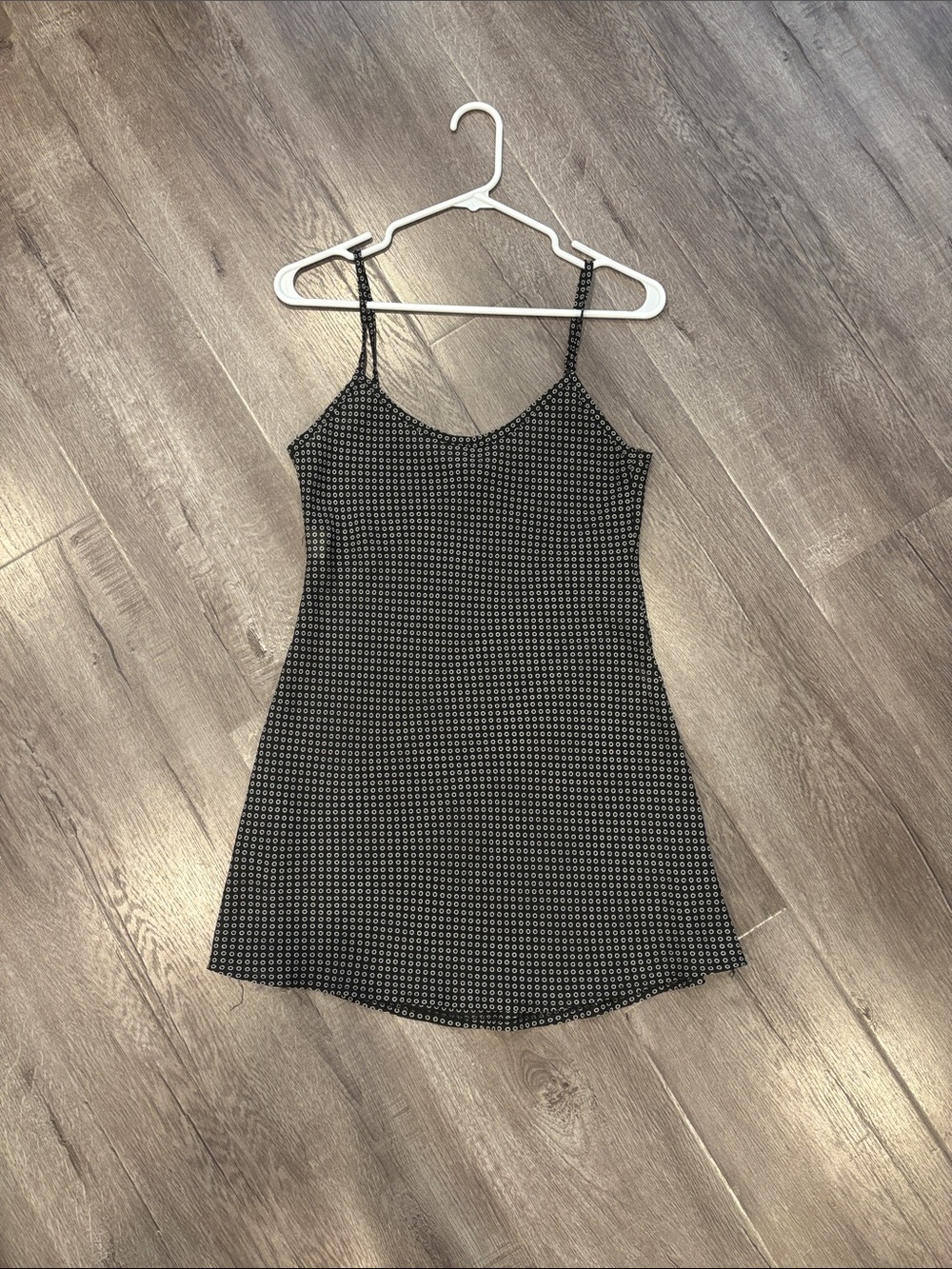 Kookai Black & White Printed Slip Dress